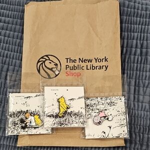 NYC Public Library Winnie The Pooh Pin Collection